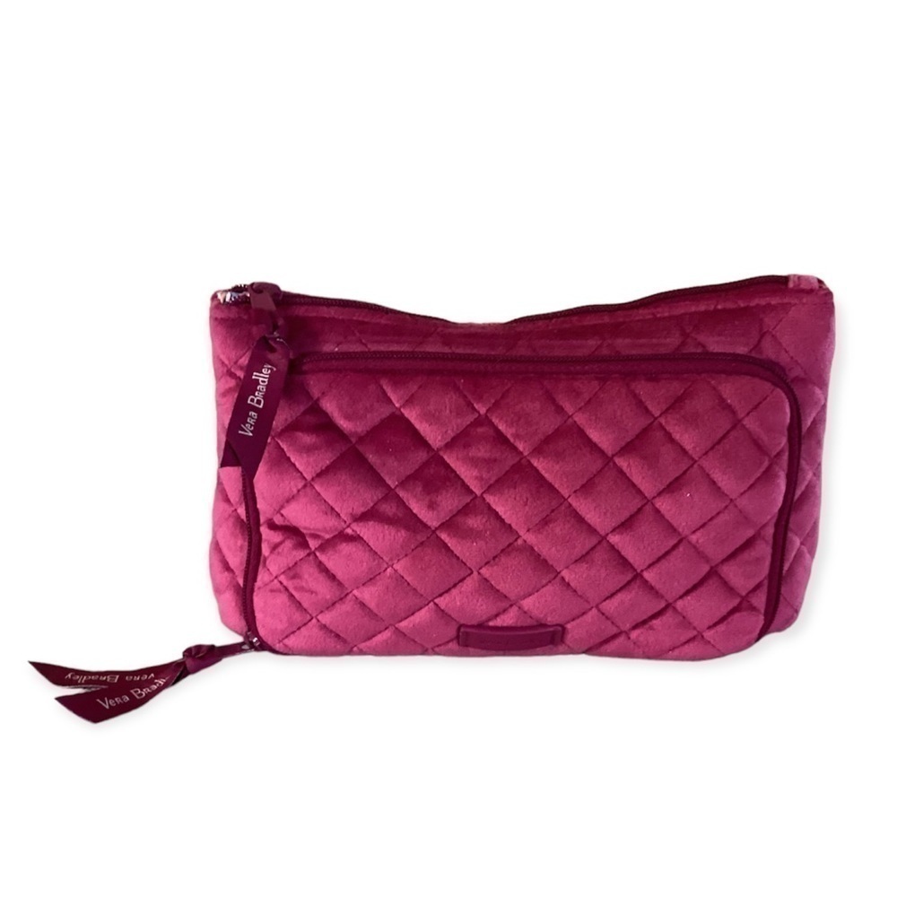Vera Bradley Velvet Accessory / Makeup Bag